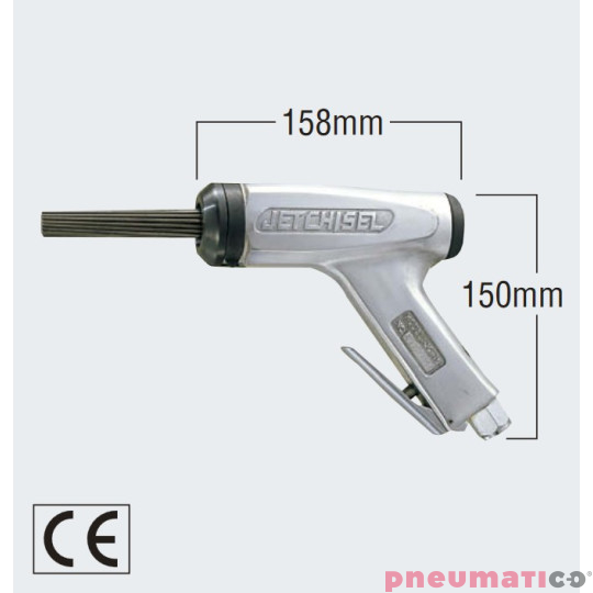 wymiary młotka igłowego NITTO KOHKI JC-16 wymiary młotka igłowego NITTO KOHKI JC-16