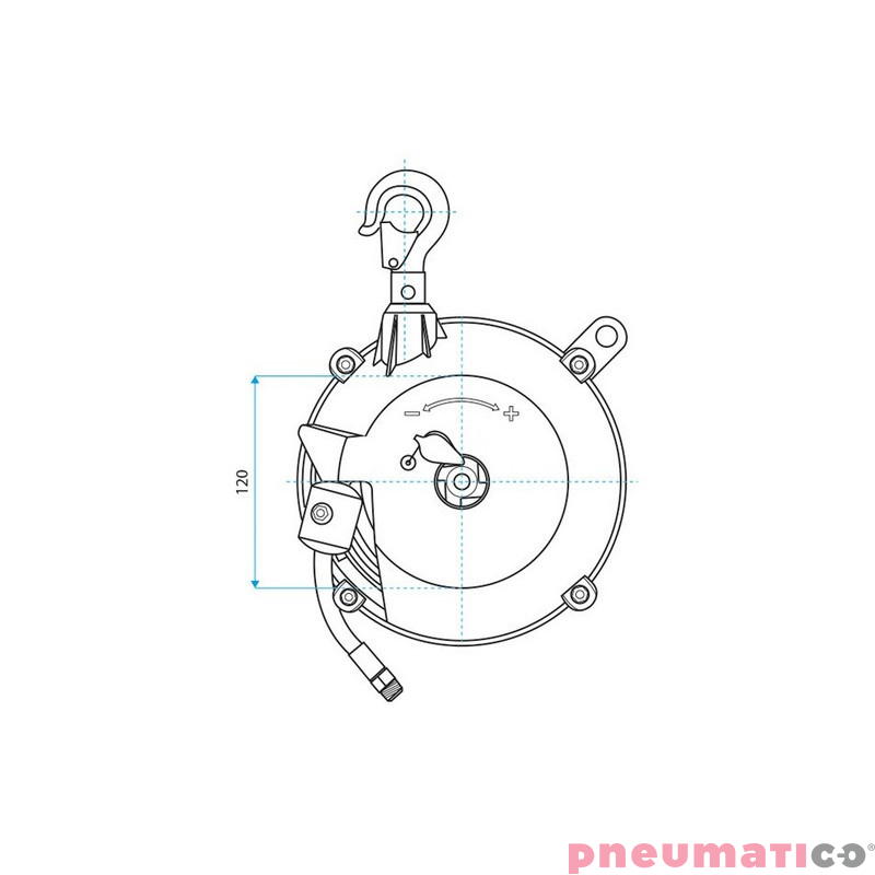 Balanser linkowy HW-3 TIGON 1,5-3,0 kg 1300mm