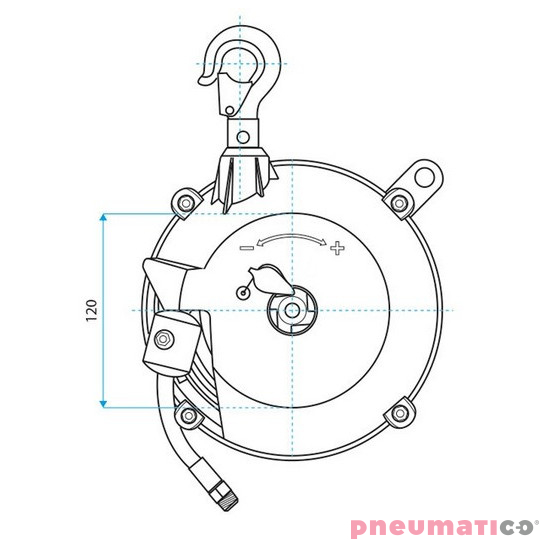 Balanser linkowy HW-3 TIGON 1,5-3,0 kg 1300mm