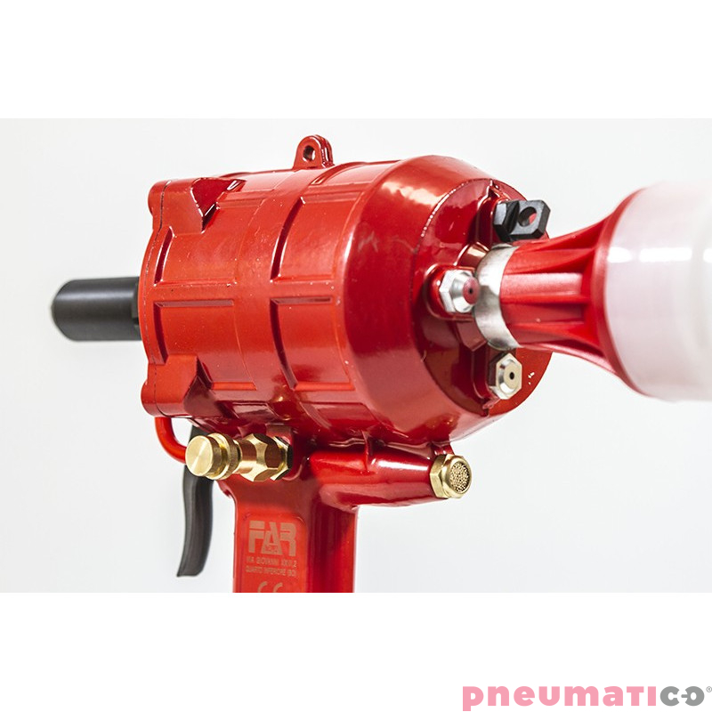 Nitownica do nit&oacute;w zrywalnych FAR RAC 83 AX z pojemnikiem