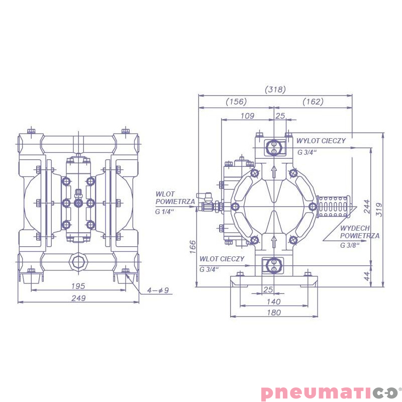 YAMADA NDP20BAS 3/4" schemat YAMADA NDP20BAS 3/4" schemat
