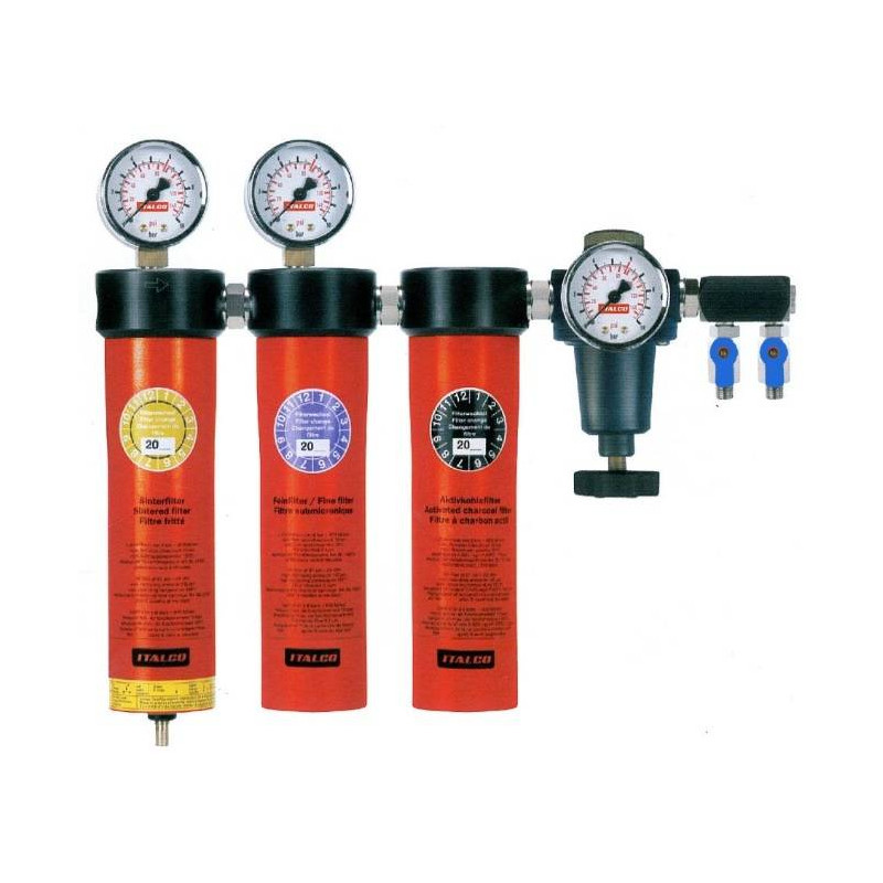 Stacja filtracyjna dla lakiernictwa – 3 elementowa Italco AC-6003 Stacja filtracyjna dla lakiernictwa – 3 elementowa Italco AC-6003