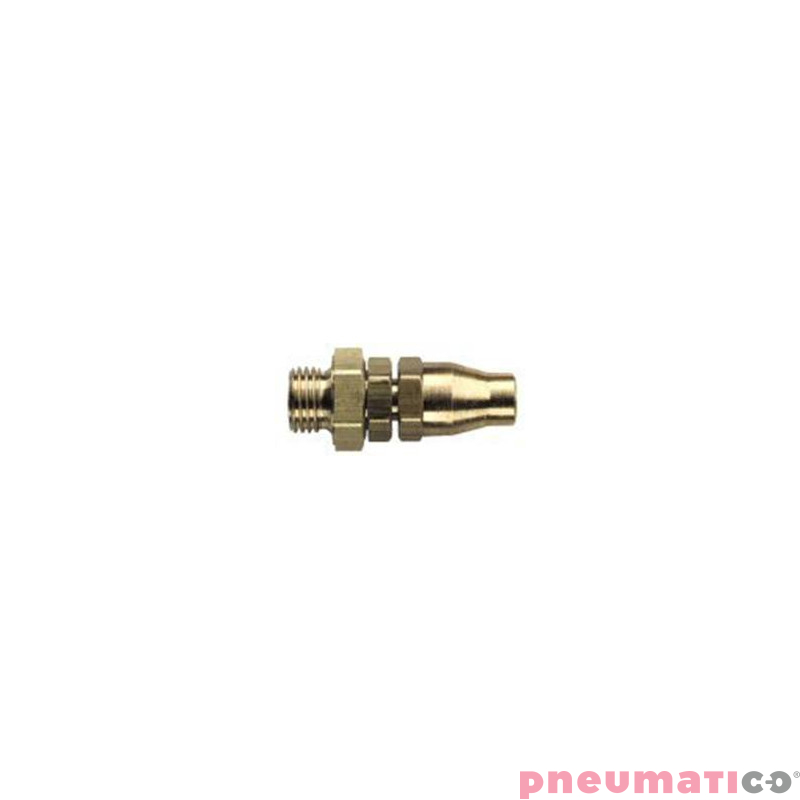 Złącze obrotowe gwintowane - okucie do węży poliuretanowych 5x8 mm PV 1/4" RQS PV13/08