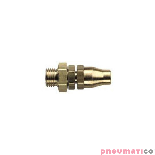 Złącze obrotowe gwintowane - okucie do węży poliuretanowych 5x8 mm PV 1/4" RQS PV13/08