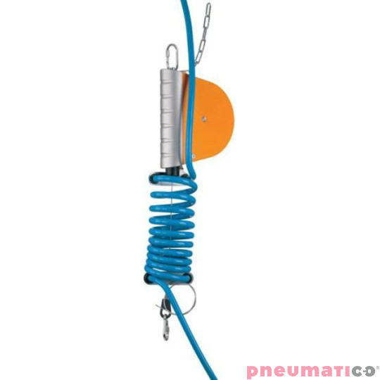 Balanser linkowy Carl Stahl Kromer z przewodem powietrznym 11x16mm 10-14kg 30000mm z hamulcem Balanser linkowy Carl Stahl Kromer z przewodem powietrznym 11x16mm 10-14kg 30000mm z hamulcem