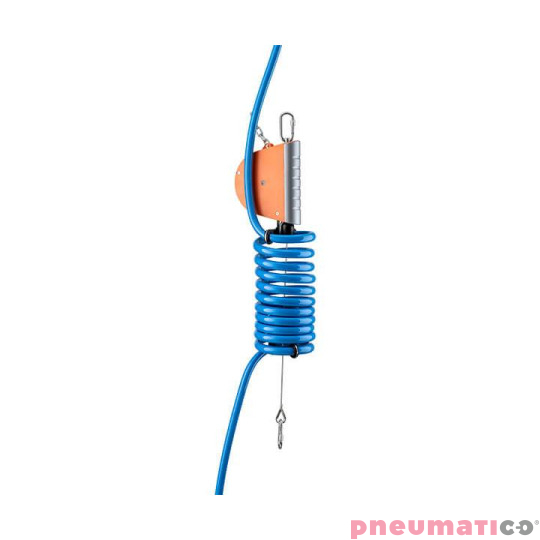 Balanser linkowy Carl Stahl Kromer z przewodem powietrznym 11x16mm 10-14kg 30000mm z hamulcem Balanser linkowy Carl Stahl Kromer z przewodem powietrznym 11x16mm 10-14kg 30000mm z hamulcem