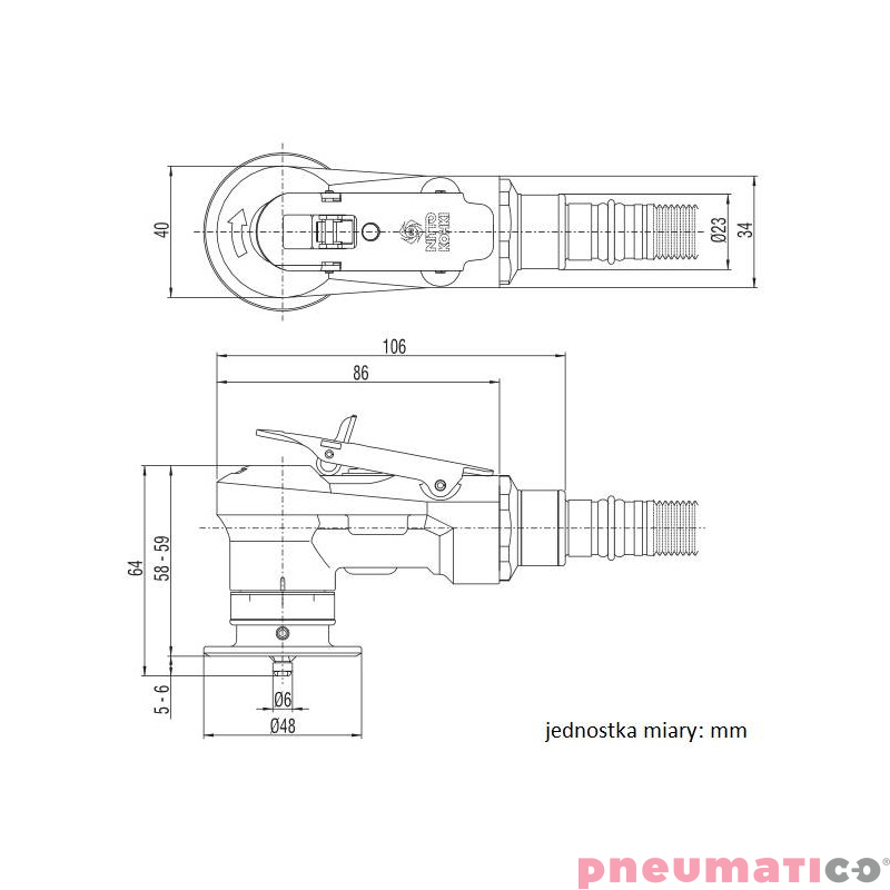 Krawędziarka Nitto Kohki CB-02 Krawędziarka Nitto Kohki CB-02