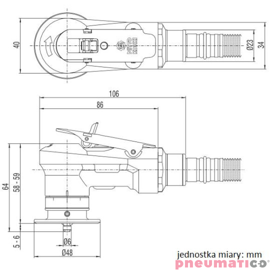 Krawędziarka Nitto Kohki CB-02 Krawędziarka Nitto Kohki CB-02