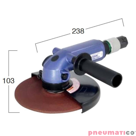 Szlifierka kątowa Nitto Kohki MYG-70 180mm 7.600 obr/min 