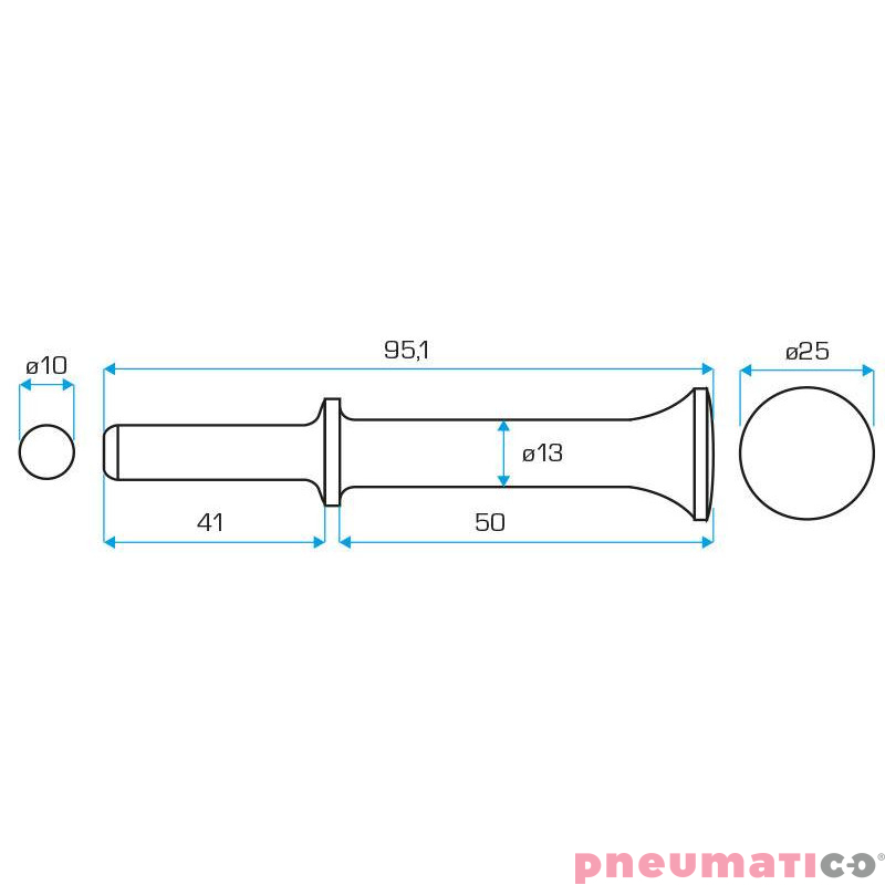 Wymiary dłuta w mm Wymiary dłuta w mm