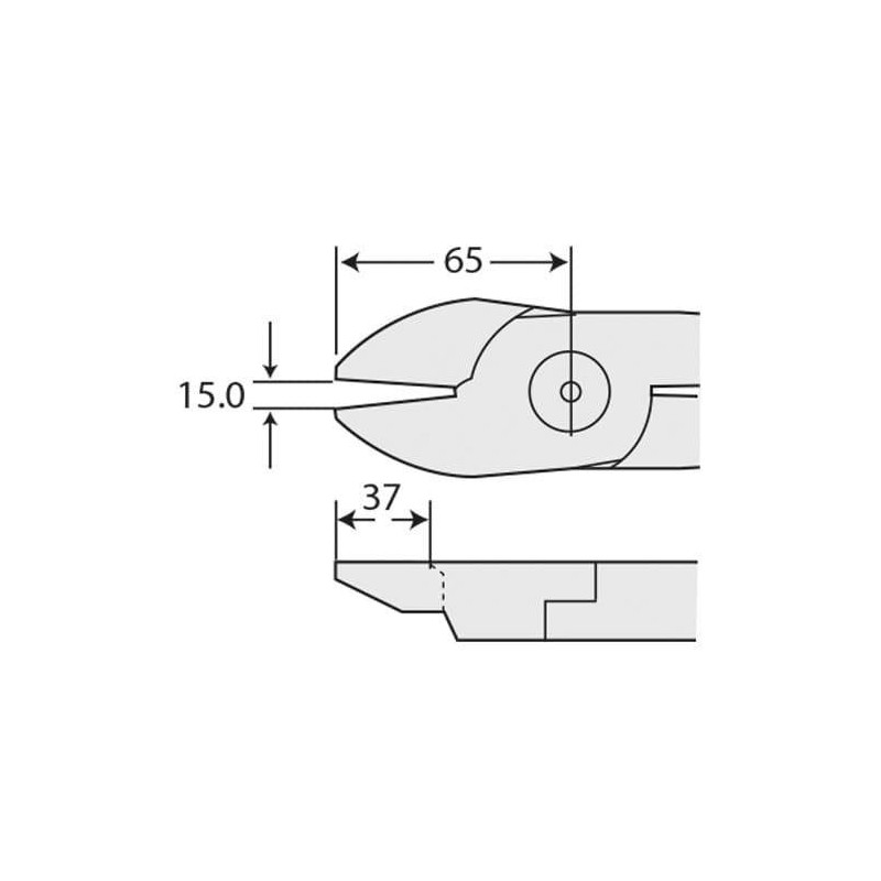 Ostrze do szczypiec pneumatycznych NILE F9PS Ostrze do szczypiec pneumatycznych NILE F9PS