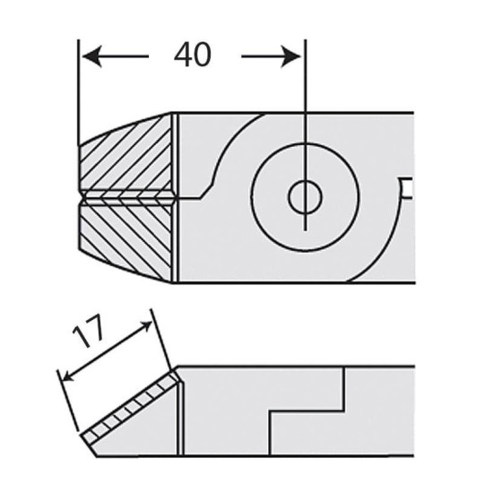 Ostrze do szczypiec pneumatycznych NILE Z120