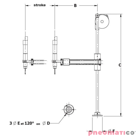 Ramię reakcyjne DOGA BA 100 Ramię reakcyjne DOGA BA 100