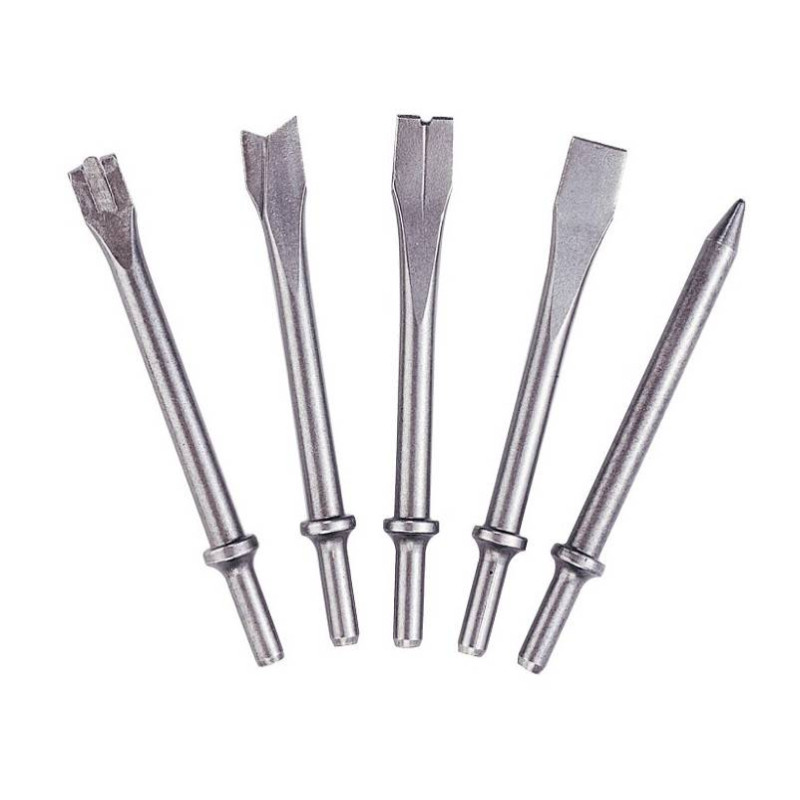 Kpl. 5szt. grotów do młotka pneumatycznego uchwyt 6-kt. JAZ-3945H Kpl. 5szt. grotów do młotka pneumatycznego uchwyt 6-kt. JAZ-3945H