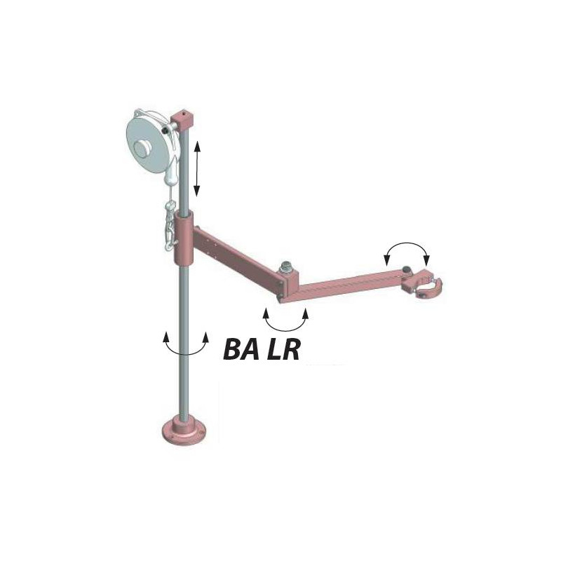 Height adjusting clamp for BA 12 & BA 25 Height adjusting clamp for BA 12 & BA 25