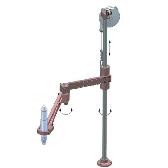 Ramię przegubowe reakcyjne DOGA BA 5R Ramię przegubowe reakcyjne DOGA BA 5R