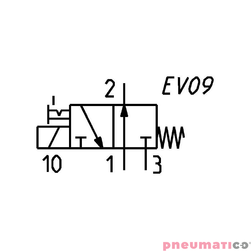 ELEKTROZAWÓR 3/2 NO G 1/8 CAMOZZI A332-1C2 ELEKTROZAWÓR 3/2 NO G 1/8 CAMOZZI A332-1C2