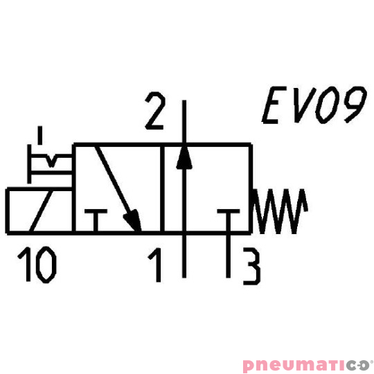 ELEKTROZAWÓR 3/2 NO G 1/8 CAMOZZI A332-1C2 ELEKTROZAWÓR 3/2 NO G 1/8 CAMOZZI A332-1C2
