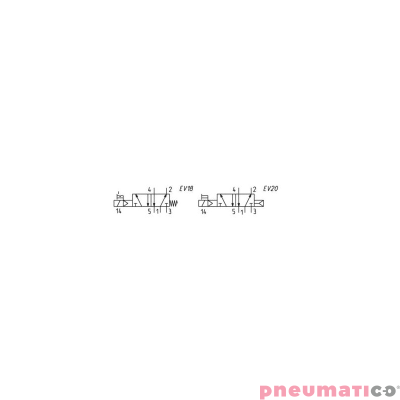 ELEKTROZAWÓR 5/2 CAMOZZI 952-000-P15 ELEKTROZAWÓR 5/2 CAMOZZI 952-000-P15