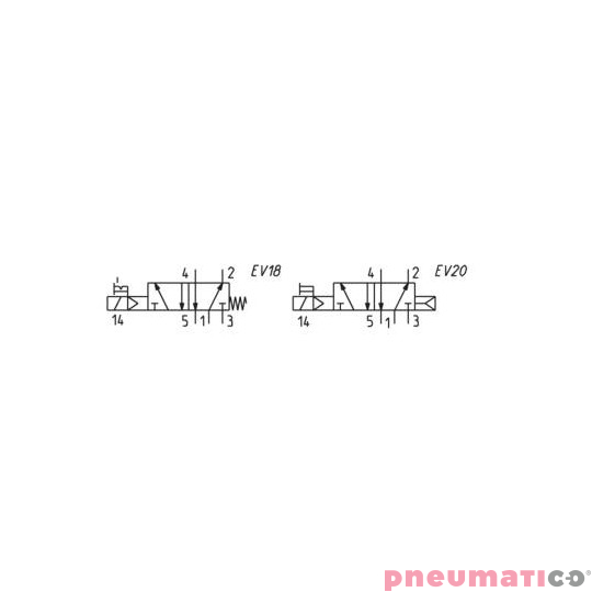 ELEKTROZAWÓR 5/2 CAMOZZI 952-000-P15 ELEKTROZAWÓR 5/2 CAMOZZI 952-000-P15