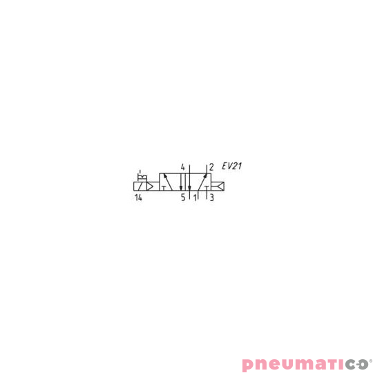 ELEKTROZAW&Oacute;R 5/2  CAMOZZI EN551-16-PN3