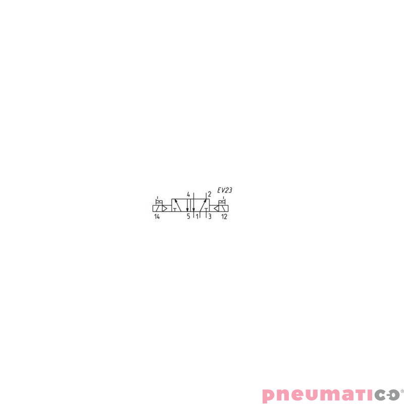 ELEKTROZAWÓR 5/2 1/8" CAMOZZI 458-011-22 ELEKTROZAWÓR 5/2 1/8" CAMOZZI 458-011-22