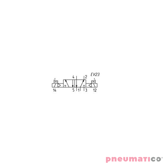 ELEKTROZAWÓR 5/2 1/8" CAMOZZI 458-011-22 ELEKTROZAWÓR 5/2 1/8" CAMOZZI 458-011-22