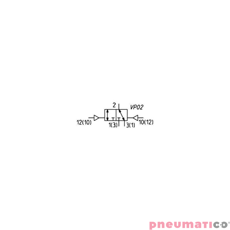 ELEKTROZAWÓR 3/2 1/4" CAMOZZI 334-033 ELEKTROZAWÓR 3/2 1/4" CAMOZZI 334-033