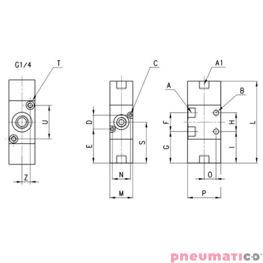 ELEKTROZAW&Oacute;R 3/2 1/8" CAMOZZI 338L-033EX