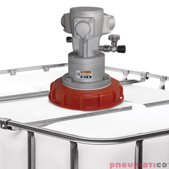 Mieszadło pneumatyczne lakiernicze do zbiornik&oacute;w typu MAUSER/IBM MA-57 R10 MAX MAUSER/IBM