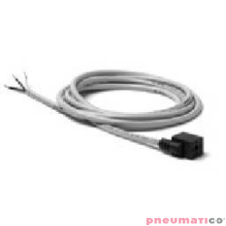 Wtyczka prosta z przewodem + LED CAMOZZI 125-503-2