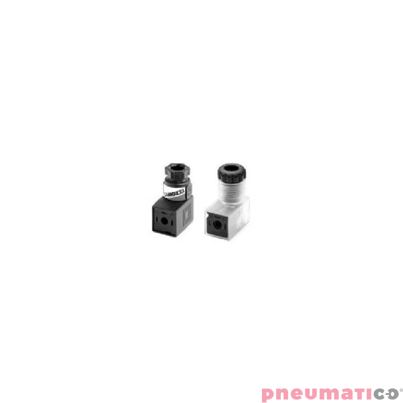 Wtyczka DIN 43650 9,4 mm+ LED CAMOZZI 125-601 Wtyczka DIN 43650 9,4 mm+ LED CAMOZZI 125-601