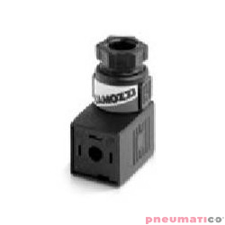 Wtyczka DIN 43650 8 mm+LED+waryst CAMOZZI 126-701