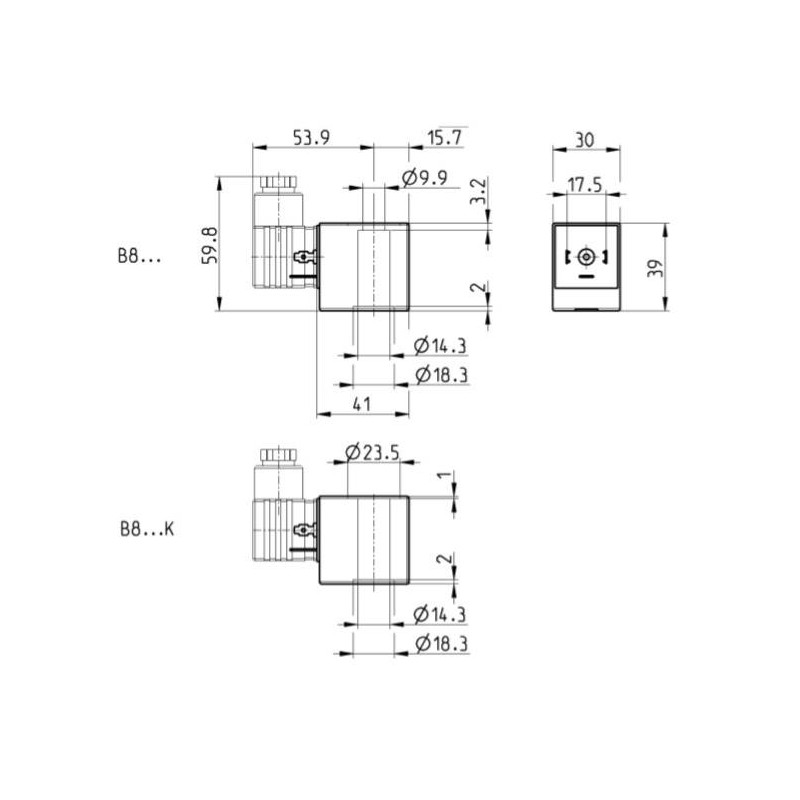 CEWKA CAMOZZI B83K 24V DC 19W dla NO
