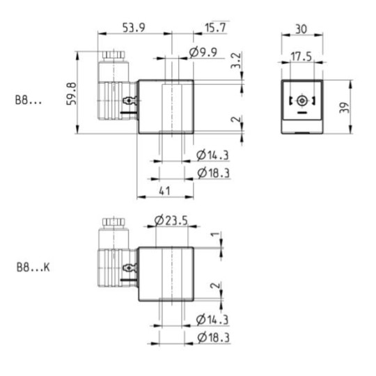 CEWKA CAMOZZI B83K 24V DC 19W dla NO