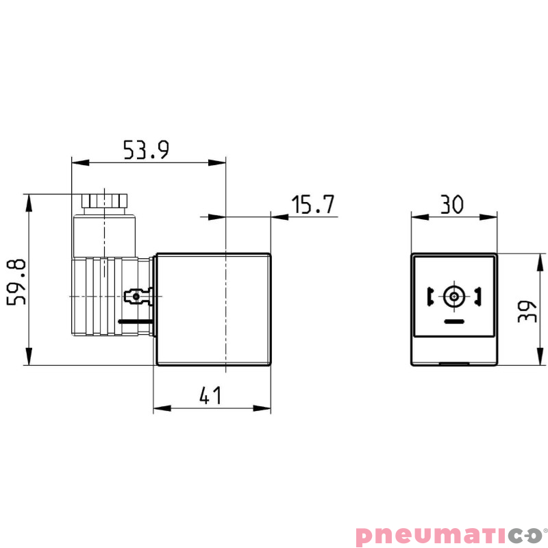 CEWKA CAMOZZI B8B 24 V 50/60 Hz 15 VA CEWKA CAMOZZI B8B 24 V 50/60 Hz 15 VA