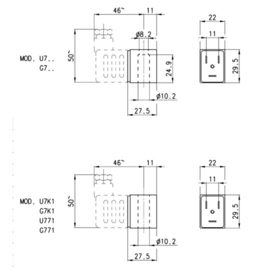 CEWKA CAMOZZI G771 24V DC 3,1W CEWKA CAMOZZI G771 24V DC 3,1W