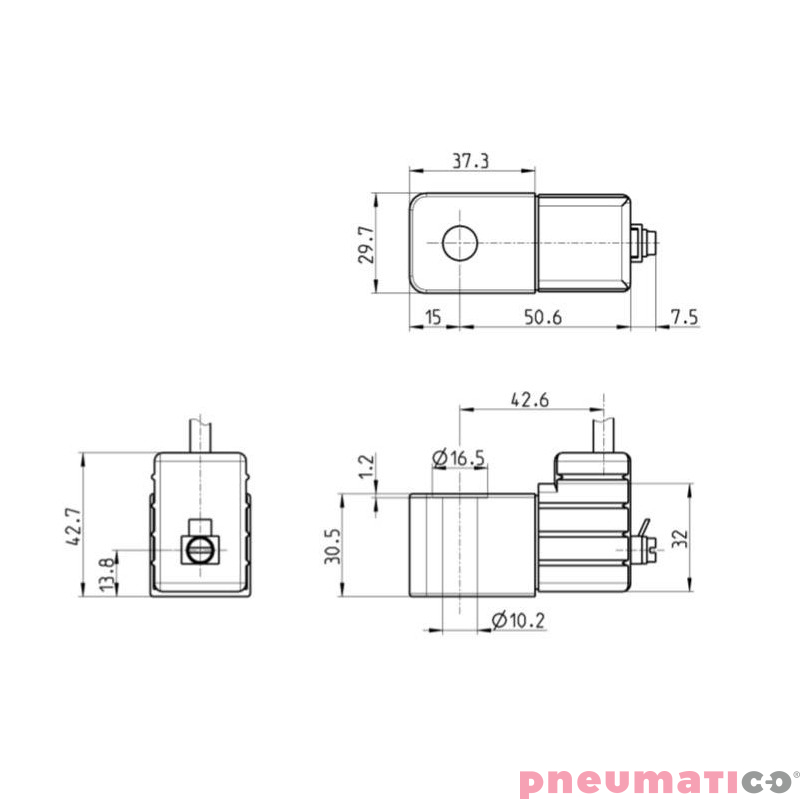 CEWKA CAMOZZI H83 24 V DC 5,4 VA ATEX