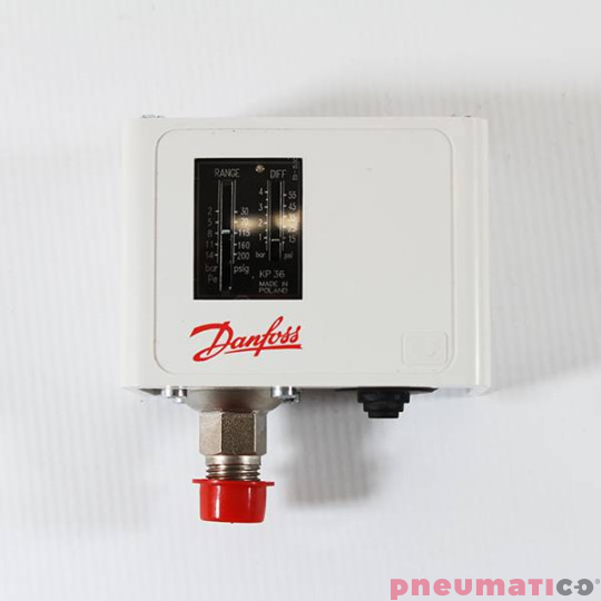 Wyłącznik ciśnieniowy presostat do kompresor&oacute;w śrubowych DANFOSS KP-36 14bar
