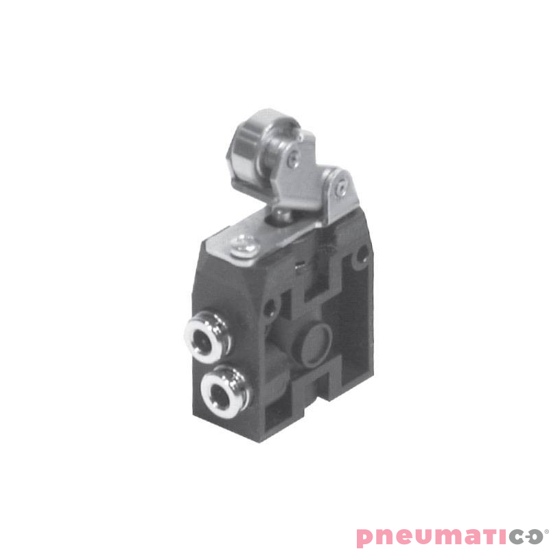 Zaw&oacute;r ręczny z rolką ułożyskowaną - sprężyna 3/2 NC PNEUMAX