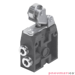 Zaw&oacute;r ręczny z rolką ułożyskowaną - sprężyna 3/2 NC PNEUMAX