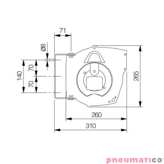 Zwijadło elektryczne 1x6mm MAVEL 811500 15m
