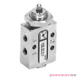 Zaw&oacute;r ręczny - popychacz - sprężyna 3/2 PNEUMAX