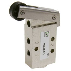 Zaw&oacute;r ręczny - dźwignia z rolką - sprężyna 3/2 PNEUMAX