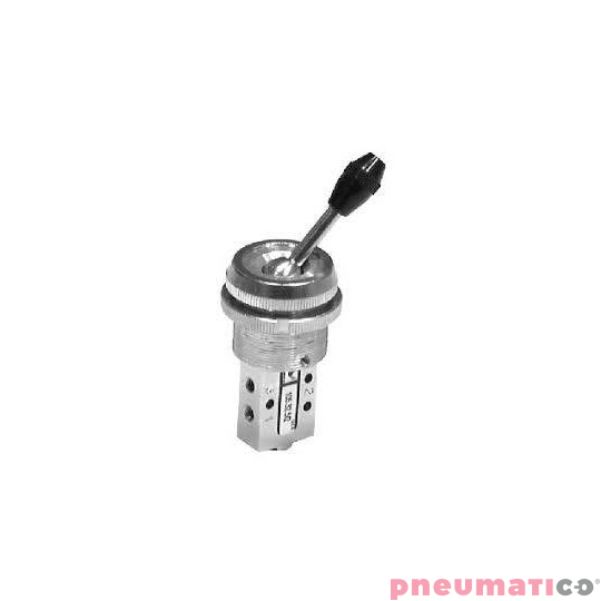 Zawór ręczny - dźwignia panel - dwupozycyjna 3/2 PNEUMAX Zawór ręczny - dźwignia panel - dwupozycyjna 3/2 PNEUMAX