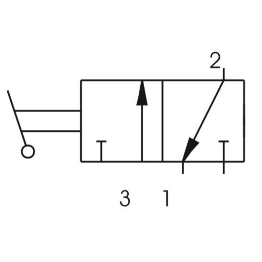 Zawór ręczny - dźwignia panel - dwupozycyjna 3/2 PNEUMAX Zawór ręczny - dźwignia panel - dwupozycyjna 3/2 PNEUMAX