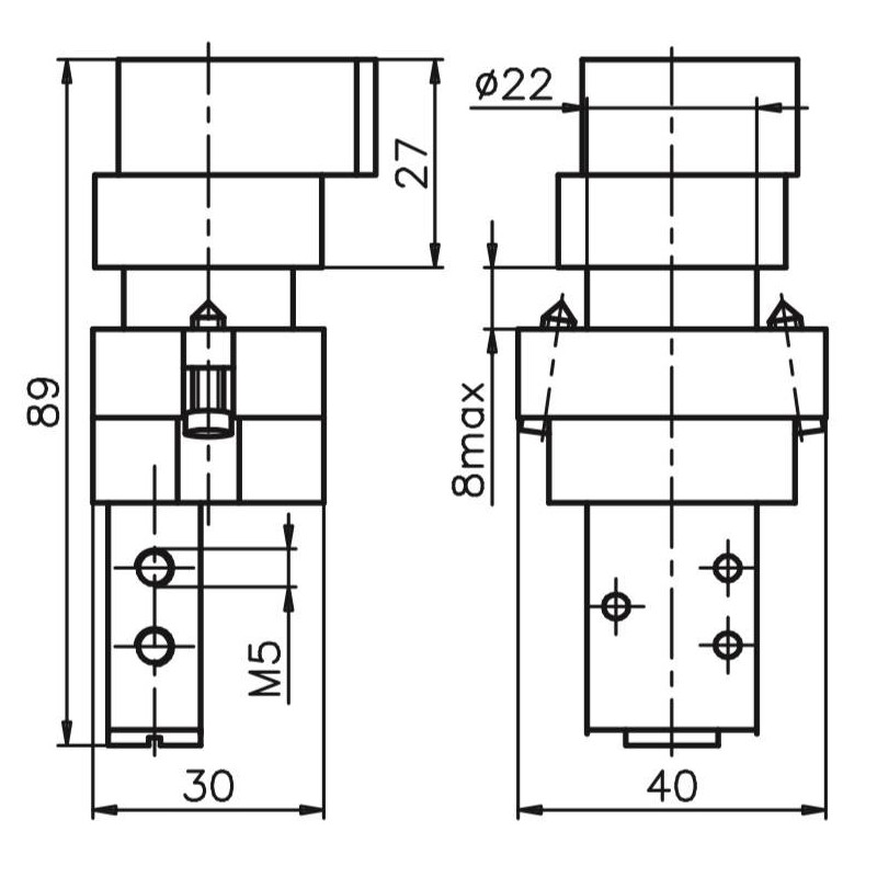 Zawór ręczny - przełącznik dwupozycyjny 3/2 PNEUMAX Zawór ręczny - przełącznik dwupozycyjny 3/2 PNEUMAX