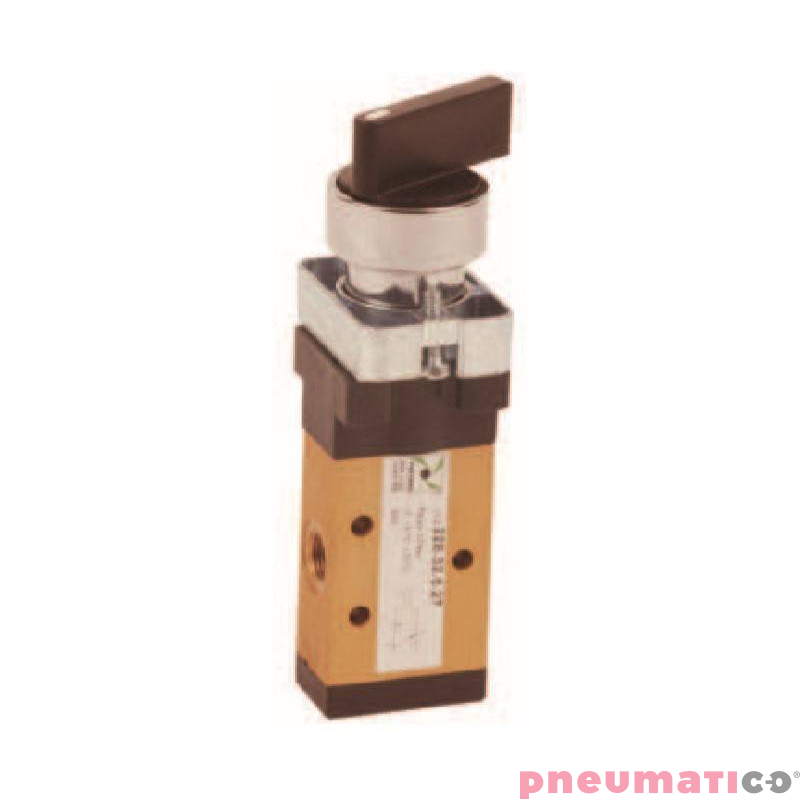 Zaw&oacute;r ręczny - przełącznik dwupozycyjny 3/2 PNEUMAX