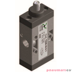 Zaw&oacute;r ręczny - popychacz sprężyna 3/2 PNEUMAX