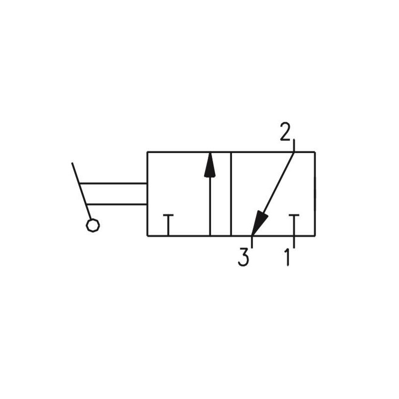 Zawór ręczny - dźwignia dwupozycyjna 3/2 PNEUMAX Zawór ręczny - dźwignia dwupozycyjna 3/2 PNEUMAX